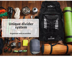 Military Backpack Tactical Camping Hiking Travel Rucksack Outdoor Trekking 80L