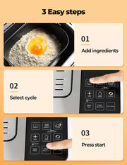 Spector Bread Maker Machine Stainless Steel Automatic Dispenser Knead