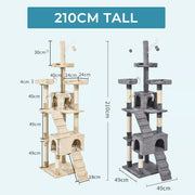 Pawz Cat Tree Scratching Post Scratcher Tower Condo House Furniture Ceiling High