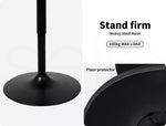 Levede Bar Table Swivel Gas Lift Counter Dining Furniture Cafe Outdoor Black