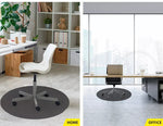 Marlow Chair Mat Round Carpet Hard Floor Protectors PVC Home Office 120cm Dia.