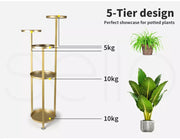 Levede Plant Stand Outdoor Indoor Flower Pots Rack Garden Shelf Home Decor 100CM