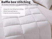 Dreamz Microfibre Quilt Doona Duvet Winter Summer Comforter Microfiber 400GSM