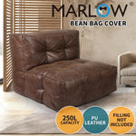 Marlow Bean Bag Cover Chair Modular Couch Indoor Gaming Seat Lazy Lounge Sofa