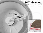 Cleanflo Spin Mop and Bucket Set Dry Wet 360° Rotating Floor Cleaning 2 Heads