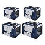 Pawz Pet Crate Dog Cat Carrier Travel Cage Folding Kennel Metal Frame Medium