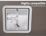 Manan Caravan Roof Vent 12V Fan Air Exhaust Hatch  RV 355x355mm Motorhome Camper