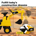 Caterpillar Liscenced Ride On Excavatorr  Pretend Play Toy