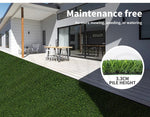 Marlow 10/20/30 Artificial Grass Mat Floor Tile Garden Indoor Outdoor Home Decor
