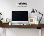 Levede Desktop For Motorised Adjustable Desk Electric Sit Stand Table 140X70CM