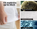 Dreamz Mattress Protector Bamboo Cotton Cover Waterproof /8cm Topper Queen King.