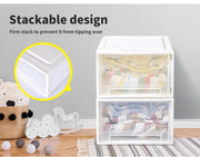 Storage Drawers Clothes Organiser Box Large Plastic Stackable Wardrobe Container
