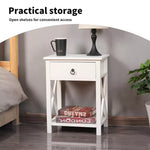 Levede 2x Bedside Tables Drawers Side Table Storage Cabinet Nightstand Bedroom