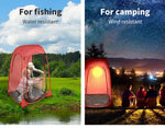 Mountview Pop Up Tent Camping Outdoor Weather Tents Portable Shelter Waterproof