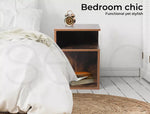 Levede 2x Bedside Tables Wood Side End Table Nightstand Storage Cabinet Bedroom