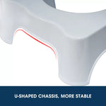 2x Potty Stool Sit Squat Toilet Step Stool Bathroom Eco Aid Constipation Relief