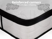 Dreamz Bed Mattress Pocket Spring Queen Double King Single Foam Medium Firm 30CM