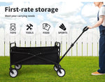 Lambu Camping Trolley Cart Foldable Picnic Wagon Utility Outdoor Garden Trailer
