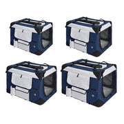 Pawz Pet Soft Crate Dog Cat Carrier Travel Cage Folding Kennel Metal Frame Large