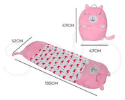 Mountview Sleeping Bag Child Pillow Stuffed Toy Kids Bags Gift Toy Cat 135cm S