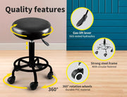 Levede Swivel Salon Stools Barber Chairs Hydraulic Lift Hairdressing Stools