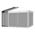 Mountview Gazebo Pop Up Marquee Outdoor Canopy 3x3m Wedding Tent Mesh Side Walls