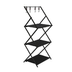 Levede Camping Storage Shelves Portable Hanging Rack Foldable BBQ Picnic 3 Shelf