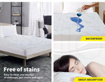 Dreamz Mattress Protector Topper Waterproof Bed Cover Fully Fitted Bamboo Queen.