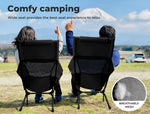 Levede Camping Chair Folding Outdoor Portable Lightweight Fishing Beach Picnic