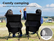 Levede Camping Chair Folding Outdoor Portable Lightweight Fishing Beach Picnic