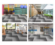 Marlow 20x Carpet Tiles Heavy Commercial Retail Office Gym Flooring 50x50cm Grey