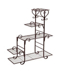 Levede Plant Stand Outdoor Indoor Metal Flower Pots Rack Corner Planter Shelf