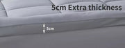 Dreamz Mattress Protector Topper Bamboo Charcoal Pillowtop Mat Pad Cover Double