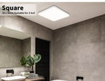 Emitto Ultra-Thin 5CM LED Ceiling Down Light Surface Mount Living Room White 18W