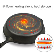 Toque Non Stick Frying Pan Cast Iron Steak Skillet Round BBQ Grill Cookware 30cm