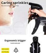 500ML Amber Glass Trigger Spray Bottle Essential Oil Aromatherapy Dispenser 4/6X