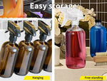 500ML Amber Glass Trigger Spray Bottle Essential Oil Aromatherapy Dispenser 4/6X
