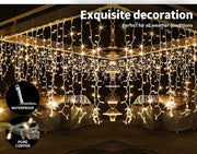 LED Fairy String Lights Curtain Xmas Outdoor Wedding Party Garden Decorations.