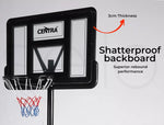 Centra Basketball Hoop Stand Portable 1.3-3.05M Height Adjustable Net Ring Adult