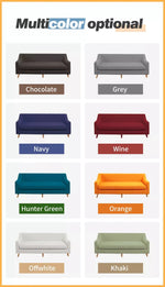 Couch Sofa Seat Covers Stretch Protectors Slipcovers 4 Seater Orange