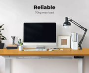Levede Motorised Standing Desk Adjustable Electric Sit Stand Cable Management