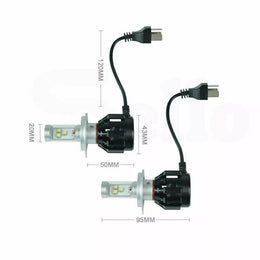 4 Side Cree LED Car Headlight 160W 2500LM H4 High Low Beam Replace Xenon HID