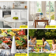 Lambu Fly Repellent Fan Free Entertaining Chemical Indoor Outdoor Home White