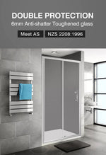 Levede Shower Screen Screens Door Seal Enclosure Glass Panel Frameless Hinges
