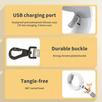 Pawz LED Dog Leash Lead Walking Rope Flashlight Heavy Duty 45kg Capacity White
