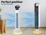Spector Tower Fan Portable Oscillating Remote Control LED Display Timer Ionizer