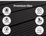 Marlow x10 Floor Tiles Plastic Decking Garden Indoor Outdoor Backyard Home Decor
