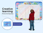 Kids Drawing Mat Aqua Doodle Board Water Painting Writing Magic Educational Toy