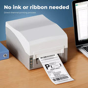Thermal Direct Shipping Label 100x150mm 400/4800 Lables Fan-Fold Box Stickers