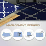 Floor Rugs Morden Area Rug Floor Carpet Mat Living Dining Room Bedroom Non-Slip